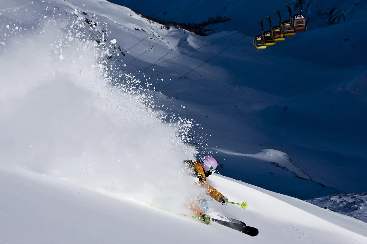 Le fameux télécabine de La Grave La Meije