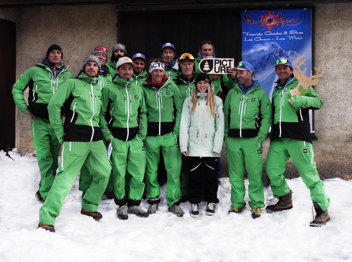 L'équipe des guides des stages de ski freeride, ski de randonnée, snowboard, splitboard à La Grave - La Meije