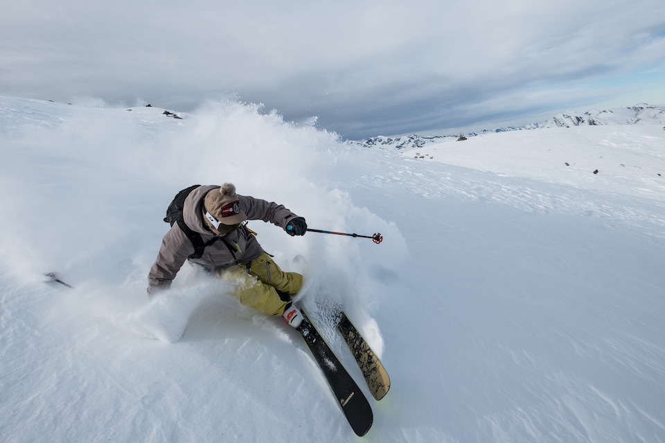 Enak et le team Rossignol Freeride viennent régulièrement découvrir de nouveaux itinéraires à La Grave avec les guides Snowlegend 